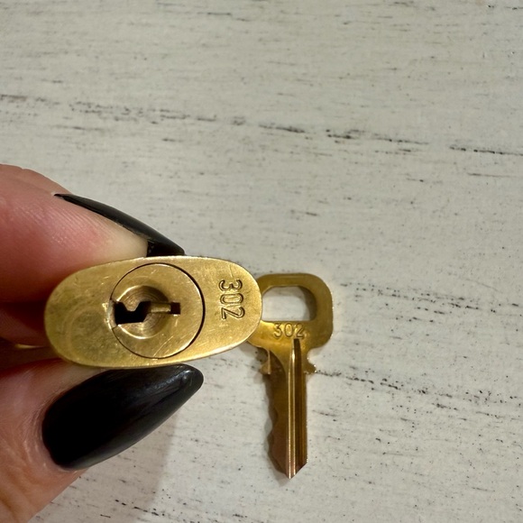 Louis Vuitton Gold Padlock with Key #302 - Picture 3 of 3